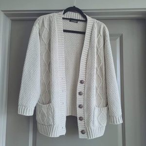 Chunky Knit Cable Fisherman Cardigan